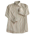 Men's Casual Long-Sleeved 100% Cotton Shirt Solid Color Smart Casual Versatile Spring Autumn Sustainable Yarn-Dyed Technique