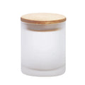 180ML 250ML Thick Clear/Black Frosted Glass Heat Resistant Cylinder Candle Jars Empty Containers Home Decoration Christmas