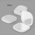 Compact LED USB Rechargeable Touch Screen Tabletop Cosmetic Mirror 10X Magnification Double Sided Portable Travel Makeup Mirror