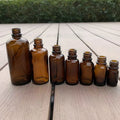 Brown Glass Essential Oil Bottle 5ML-100ML White Black Transparent Can Be Used With Dropper for Essential Oil Essence Container