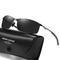 ShanHai Driving Polarized Sunglasses Men High Quality Metal Square Male Sun Glasses Stylish Outdoor Anti Glare Travelling Shades