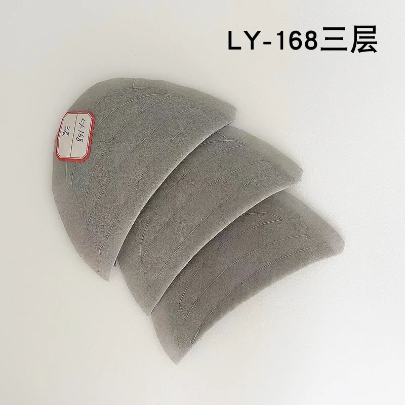 Black and White Color 100% Cotton Decorative Women's s and Foam Shoulder Pad Covered-LY168-size:22*11.5*0.4cm
