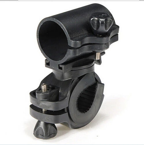 360 Rotation Bicycle Flashlight Holder Stand Sports Accessories Bike Lights Mount Bracket Plastic Torch Bracket Mount Holder for