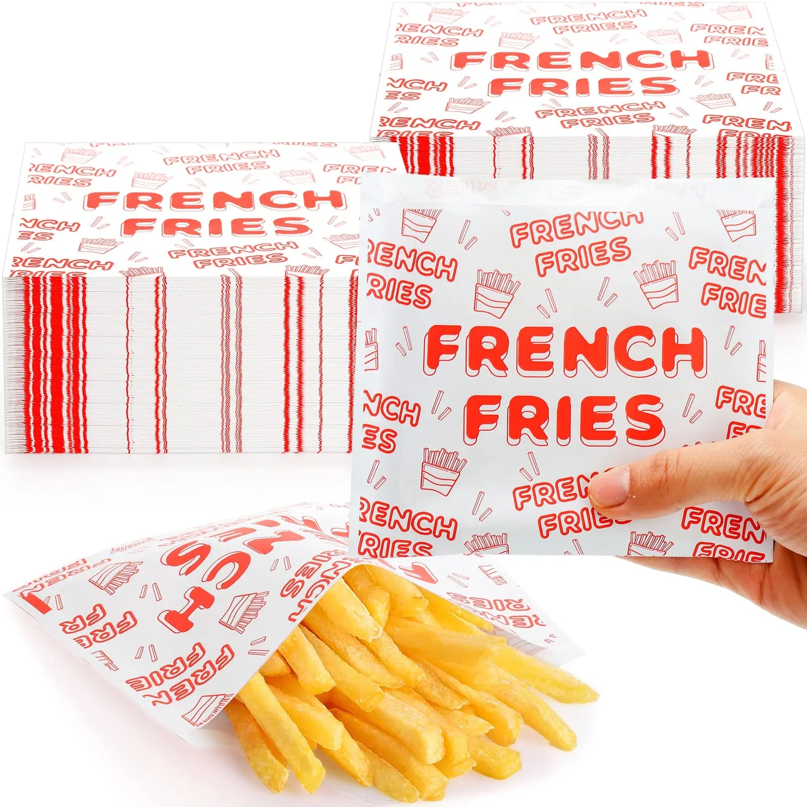 Biodegradable Food Grade Wax Gourmet Party Favors Candy Cookie Greaseproof Paper Pointed Bottom Bag