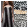 Eco-friendly 2023 New Design White Black Polyester Crochet Cardigan Lace Fabric Crochet Warp Woven Wave Jacquard Fabric