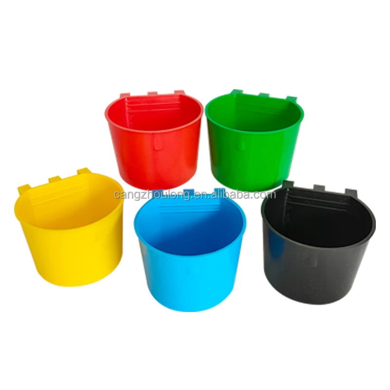 YYX LMB11 Pigeon Quail Chicken Rabbit Bird Feeder Water Dinker Cups Cage Nestbox Cup Hanging Feed Cup Bird Feeders for Outdoors
