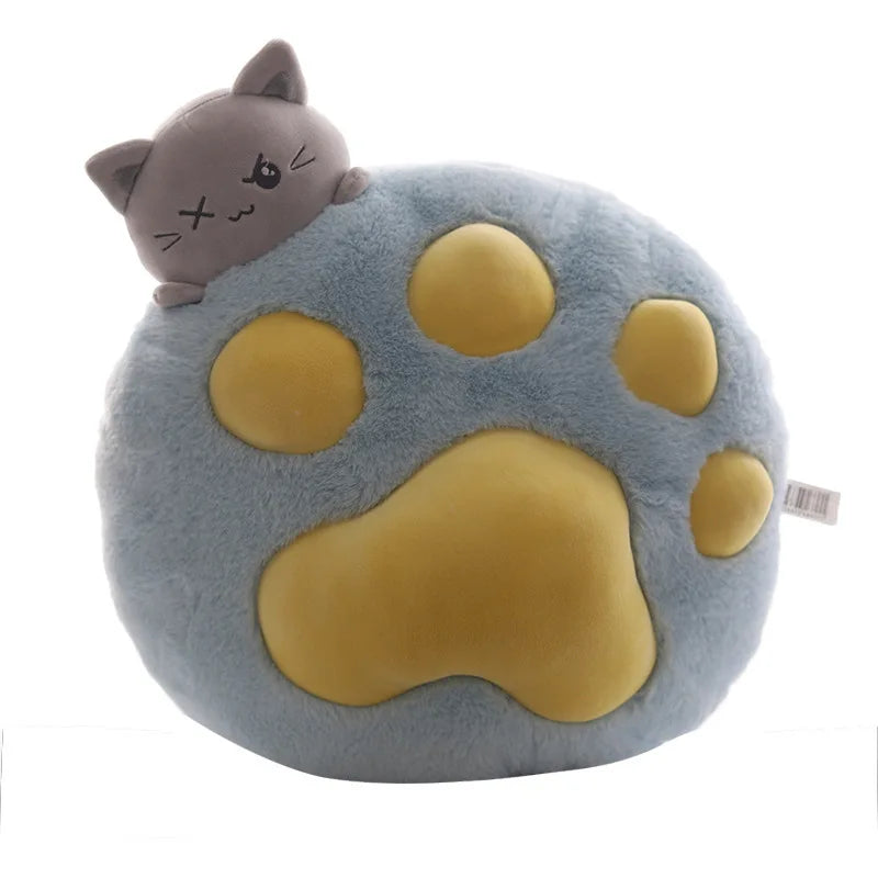 2 in 1 Pillow and Quilt cat air Conditioner Is cat Claw Pillow Blanket  Office Car Nap Pillow Decoration Cushion cat Plush Toy