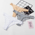 Cotton T Pants Sexy Low Waist Ladies Thongs Candy Color Panties Simple and Comfortable