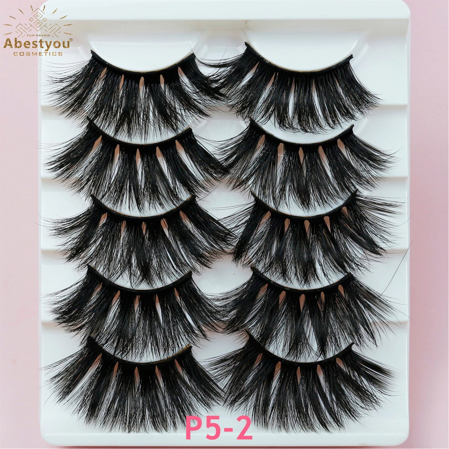 Abestyou Beauty 3D Vegan Natural Full Strip Handmade Faux Mink Eyelashes 13mm Black Cotton Band Wholesale