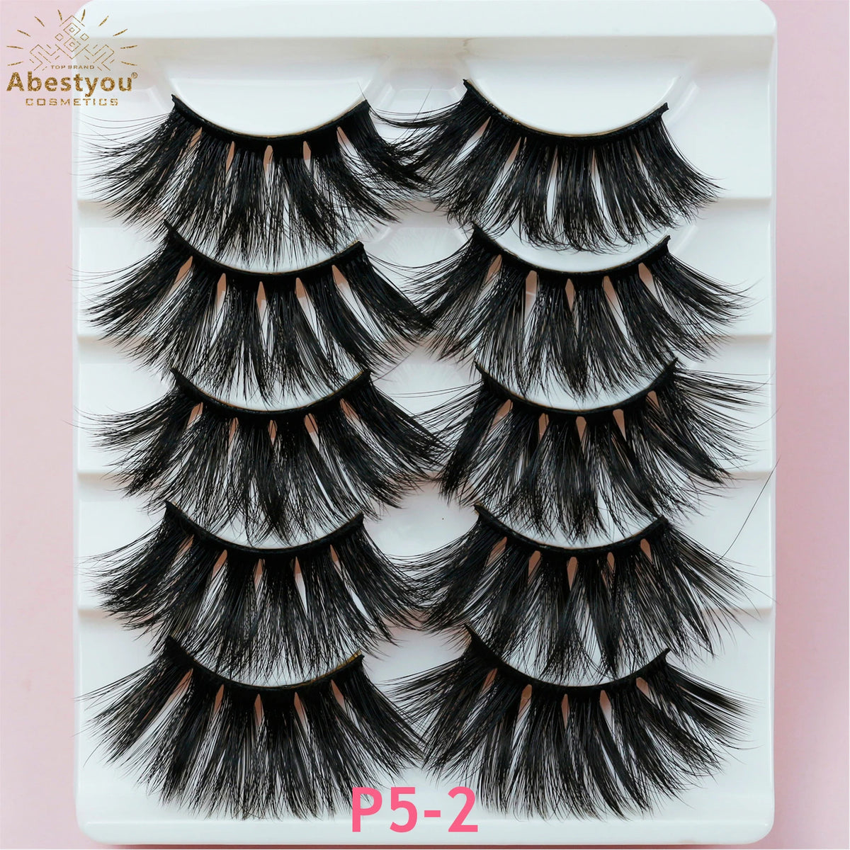 Abestyou Beauty 3D Vegan Natural Full Strip Handmade Faux Mink Eyelashes 13mm Black Cotton Band Wholesale MegaBDM