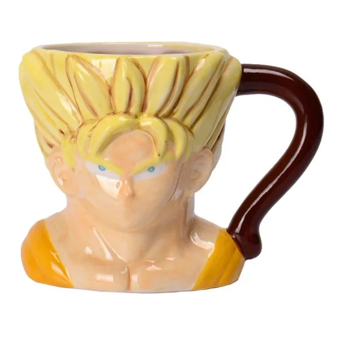 Cartoon Seven Dragon Beads Mug Ceramic Cup High-looking 3D Hand-painted Creative Children's Water Cup