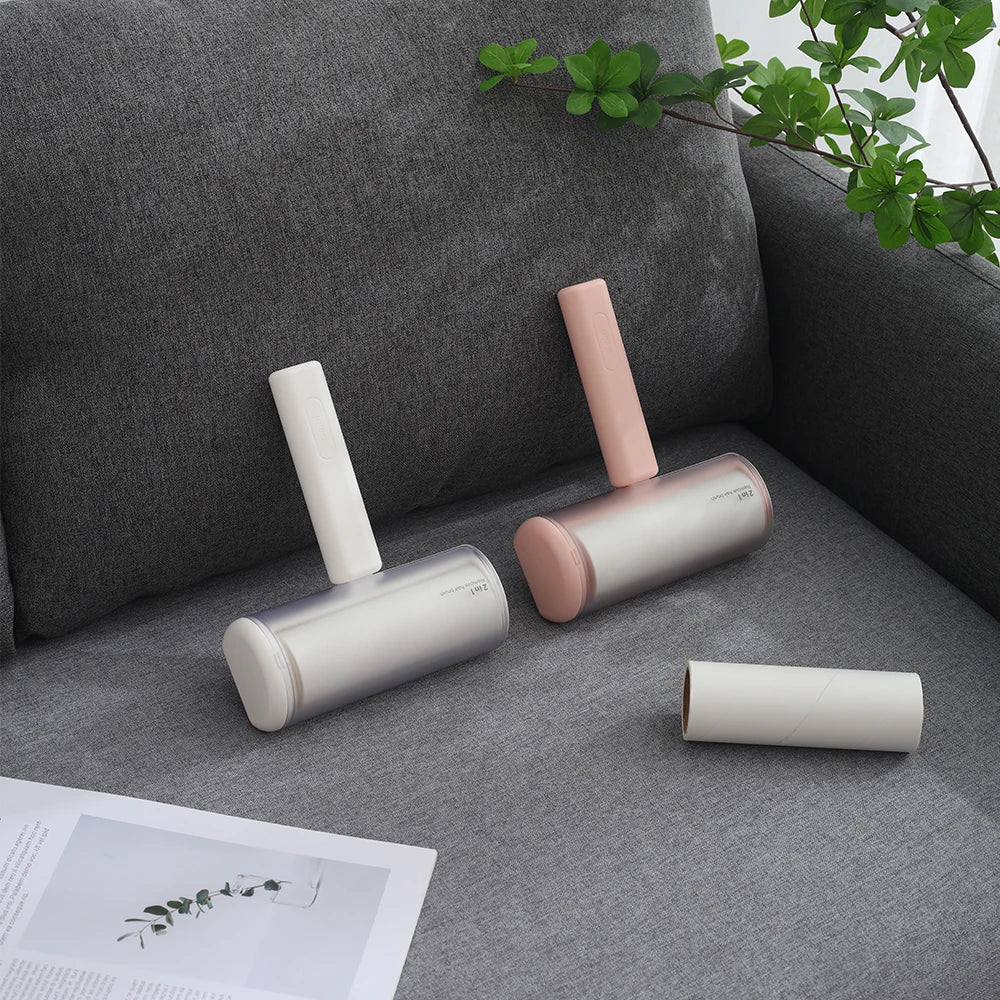 Cleaning Pet Hair Remover Abs Sticky Lint Paper Roller for Clothes