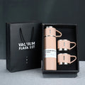 Custom Logo Portable Business 500ml Vacuum Flask Set Gift Box 304 Stainless Steel Thermal Coffee and Tea Flask Water Bottle