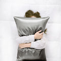 Custom logo and Private Label Real Silk Pillow case 6A Grade 100% Mulberry Silk Pillowcase Wholesale