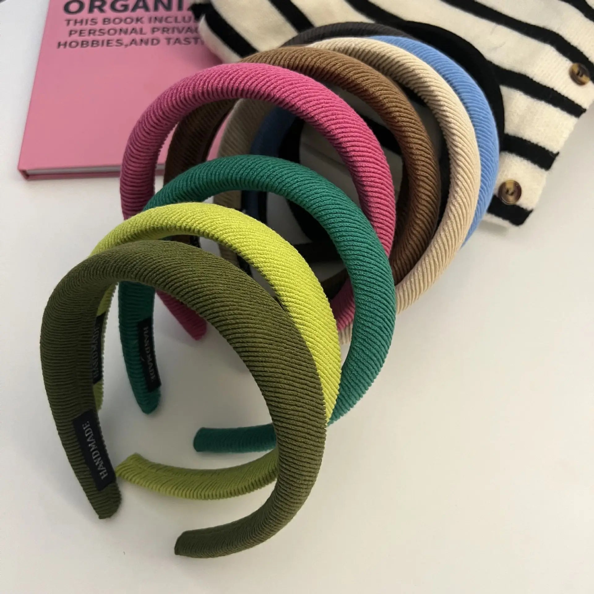 2023 Autumn and Winter New Style Sponge Stripe Headband Hoofdbanden Fashion Plain Headbands for Ladies Hair Bands Accessories
