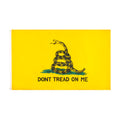 Ready to Ship 100% Polyester 2x3ft 60x90cm Stock Snake Tea Party Dont Tread on Me Yellow Gadsden Flag