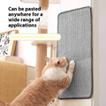 Gray Solid Color Sisal Pad Modern Design Vertical Wall Cat Scratcher Felt Pet Bed Wear-Resistant Scratch-Resistant Cat Claw