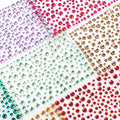 Hisenlee 3-6MM Mixed Size Acrylic Rhinestone Sticker 3D Self-Adhesion DIY Craft Party Birthday Decorative Decorative Sticker