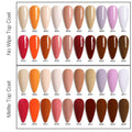 Non Toxic Uv Led Glitter Gel Polish Oem Neon Colors Collection Wholesale Private Label Uv Gel Nail Polish