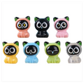 Promotion Lot of Tiny Doll House Mini Resin Crafts Cute Ornaments for Kids Mini Big Black Cat & Animal Figurines for Bath Toys MegaBDM