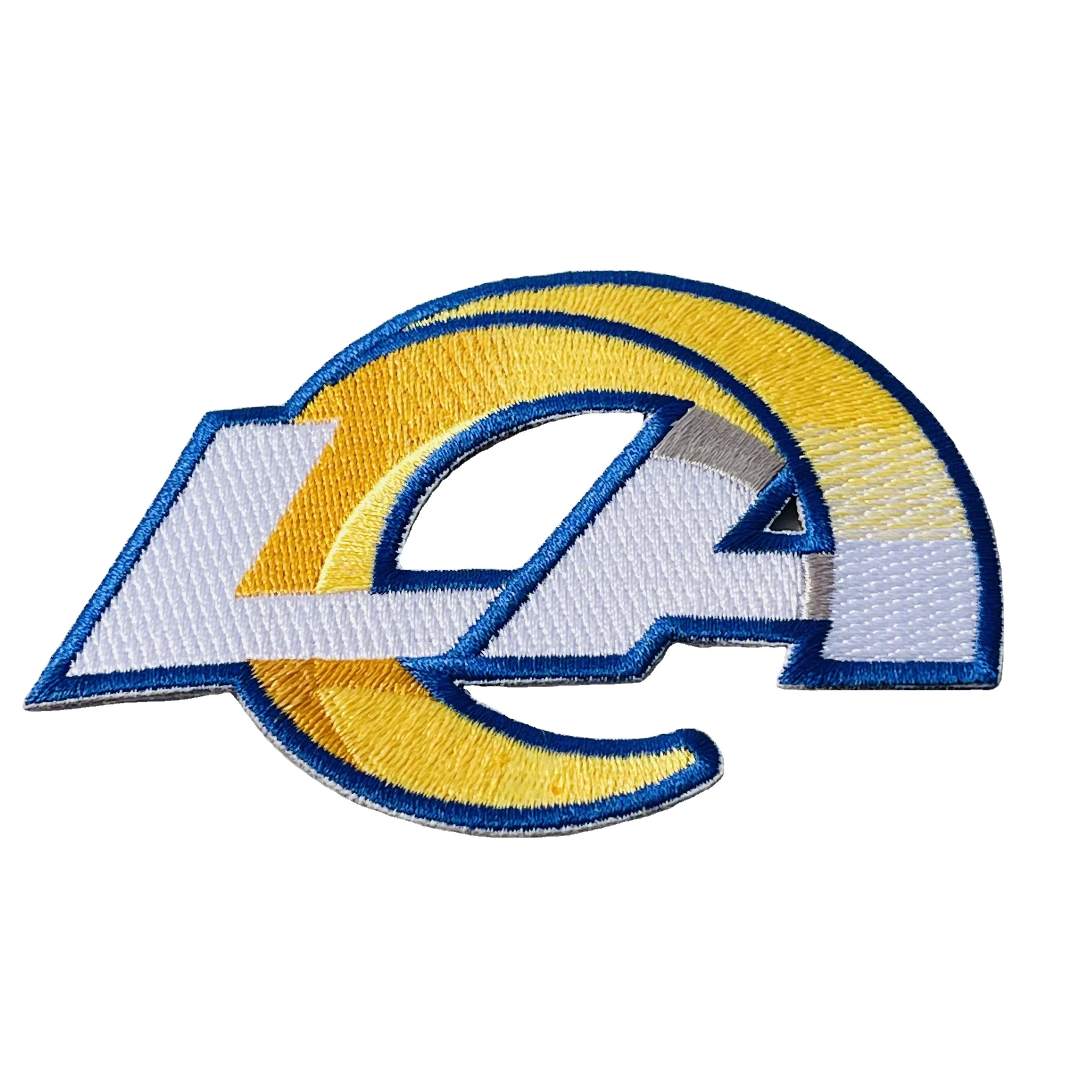 LA RAMS FOOTBALL Football SUPERBOWL LOS ANGELES RAMS LOGO PATCH SEW EMBROIDERED
