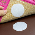50mm/60mm Diameter Self Sticky Round Dots Black Circle Hook and Loop Dots Stickers Fastener Tapes for Home Office School