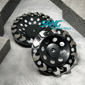 7" 180mm Arrow Segments Diamond Grinding Cup Wheel Sabrasive Disc for Fast Grinding Concrete Floor Terrazzo Angle Grinder