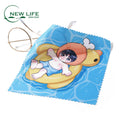 Wholesale Promotional Gift Custom Logo Eyeglasses Microfiber Lens Cleaning Cloth with Full Printing