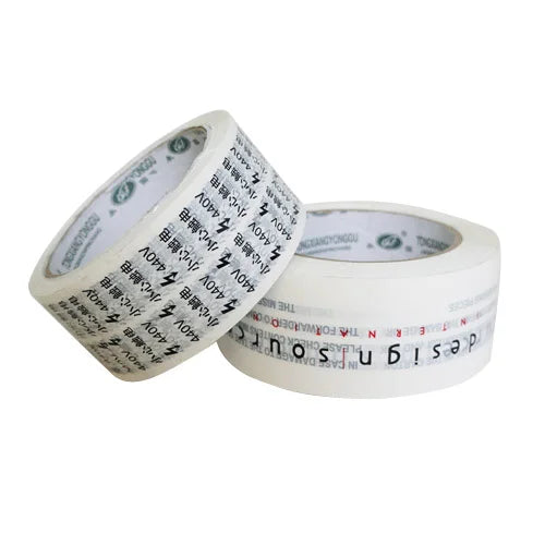 Acrylic White Adhesive Logo Printed Packing Tape Water Activated Gummed Kraft Paper Good Viscosity Custom Printed LOGO China