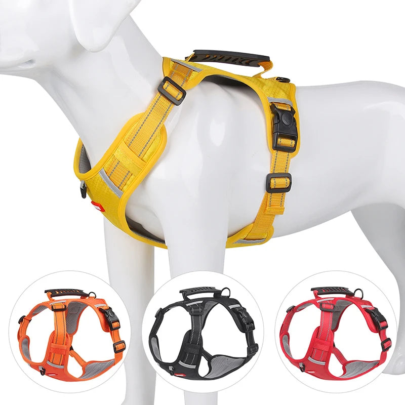 Wholesale  New Dog Harness Night Reflective Dog Traction Ropes and Harness Sets