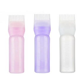 60ML Hair Dye Refillable Bottle Applicator Comb Dispensing Salon Hair Coloring Hairdressing Styling Tool Excellent Durable Flexi