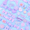 Paso Sico Resin Japanese 10 Colors 50pcs/bag 30pcs Random Mixed Design Kawaii Nail Art Accessories Multi-Design Nail Charms