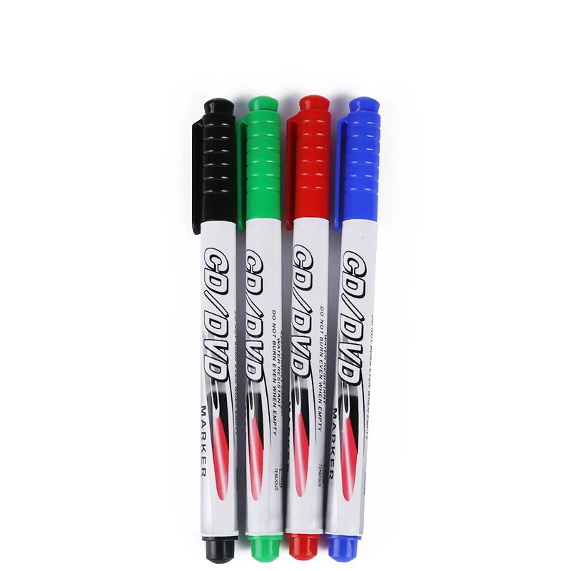 Waterproof Smudge Resistant Quick Dry CD/DVD Permanent Marker Pen with Fine Tip