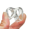 PVC Transparent Waterproof Door Handle Bumpers Anti-Collision Wall Protector with Easy Installation for Home Doors