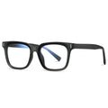 2024 Wholesale Vintage New Fashion Big Classic square Glasses Anti-blue Light Glasses Rivet Large Frame Optical Frame Glasses
