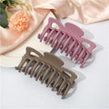Plastic Resin Matte Jumbo Clamps Environmental Friendly Custom Color 11cm Good Quality Hair Claw Clips Hair