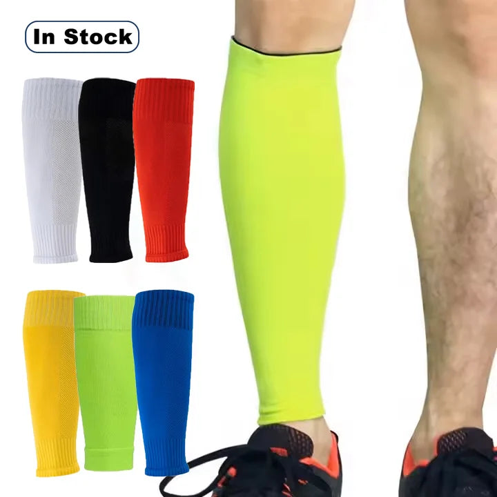 Football Socks Women Basketball Sports Leg Sleeve Socks Elastic Calf Compression Long Footless Soccer Socks