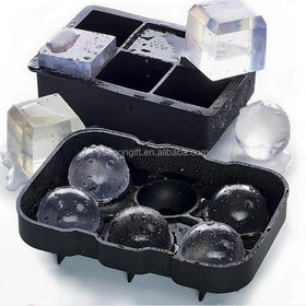 Hot Sell Wholesale Silicone Material Box Package Custom Silicone Six Spheres Ice Molds