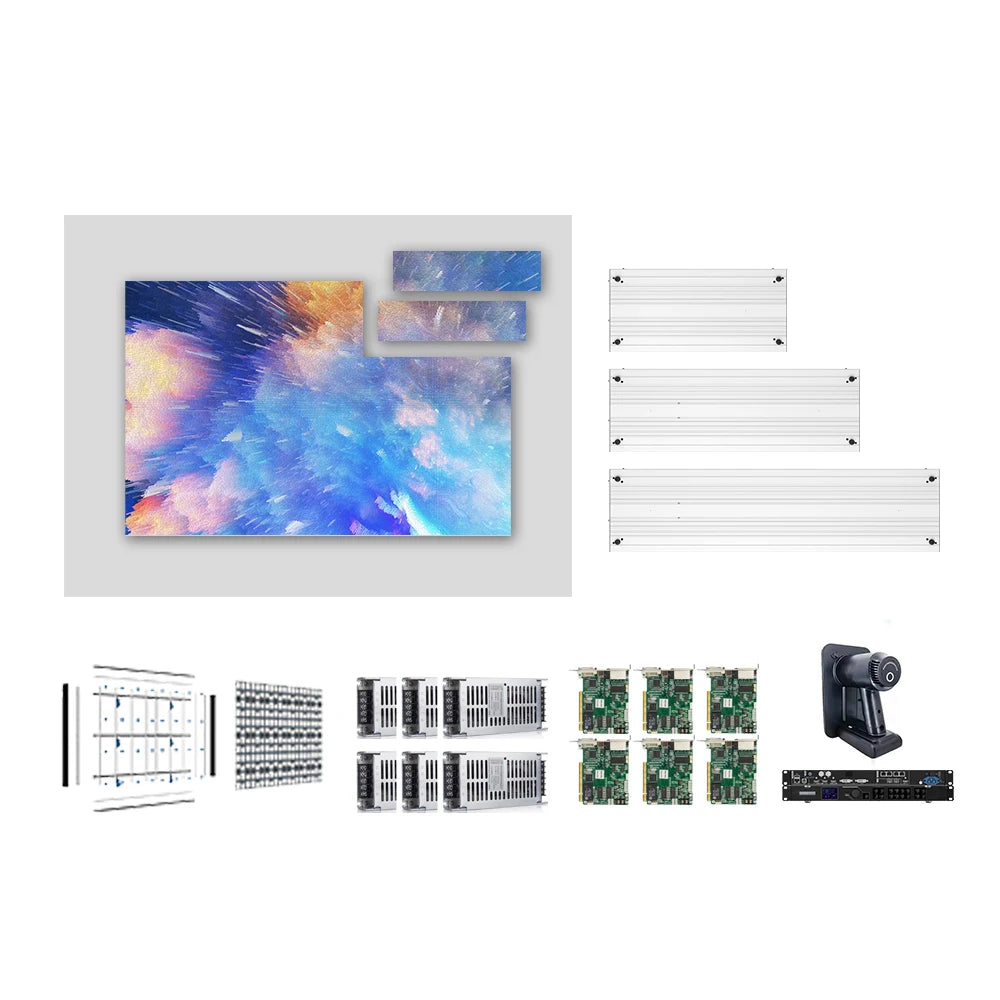 RAYBO Indoor HD Waterproof LED Display Wall Panel 4K 8K Ultra-Thin Video Screen Fine Pixel Easy Install GOB Indoor LED Screen