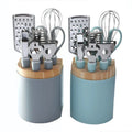 Wholesale Mutoulao 9-Piece Kitchen Utensil Set for Vegetables and Fruits Aluminum Alloy Hand Grip Dishwasher Safe