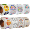 Custom Durable Business Logo Sticker Waterproof Adhesive Vinyl Roll for Fruit for Cosmetic Food Packaging Brand Sealing Labels