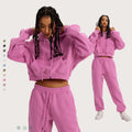 Jogger Jumpers Gym Custom Workout Velvet Women Crop Top Hoodie Women Organic Cotton Sweatshirt