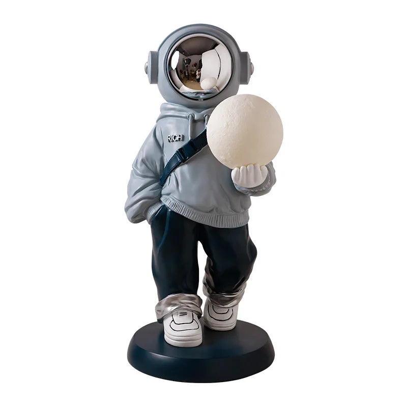 Large Astronaut Moonlight Floor Decoration Home Bedroom Living Room TV Cabinet Ornaments Gift