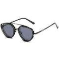New Arrival Punk Sunglasses Retro Classic Irregular Frame Man Sun Glasses Metal Sunglasses
