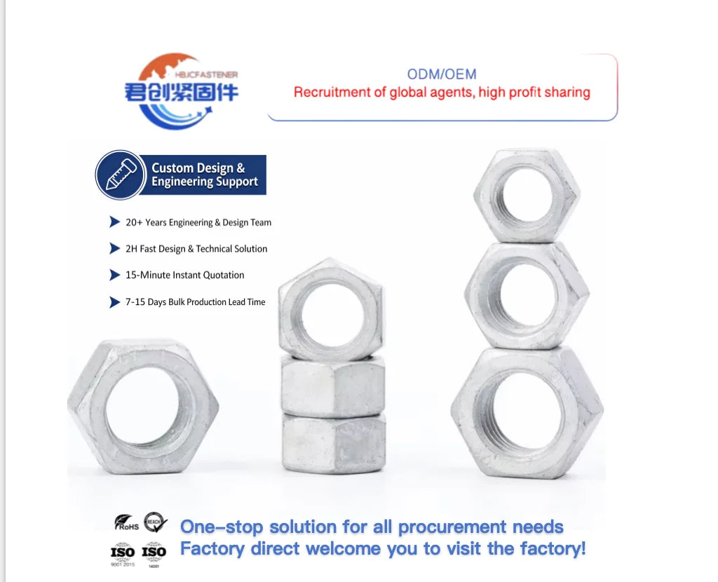 DIN 934 Metric Threaded Nut Manufacturer Stainless Steel A2-70/304L Hex Nut