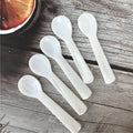 HZ Custom Laser Engraved logo Natural Nacre Mother of Pearl Shell Caviar Spoon