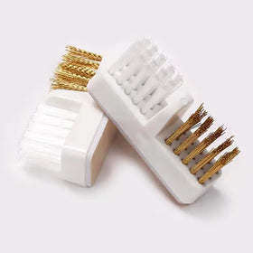 Brass Nylon Private Label Carbide Nail Efile Drill Bits Mini Nail Dust Cleaning Brush