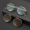 CS-KMN9916 Fashion Custom Men Women Optical Frame Eyewear Magnetic Clip on Sunglasses Clip on Reading Glasses