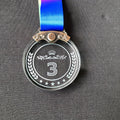 Custom Crystal Commemorative Medals Sports 3D LOGO Blank Faceted Plexiglass Custom Crystal Glass Medal