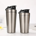 FX Factory 500ml Sliver Shaker Bottle Double Wall Outdoor Drinking Sports Gift Tumbler GYM Promotional Bottles